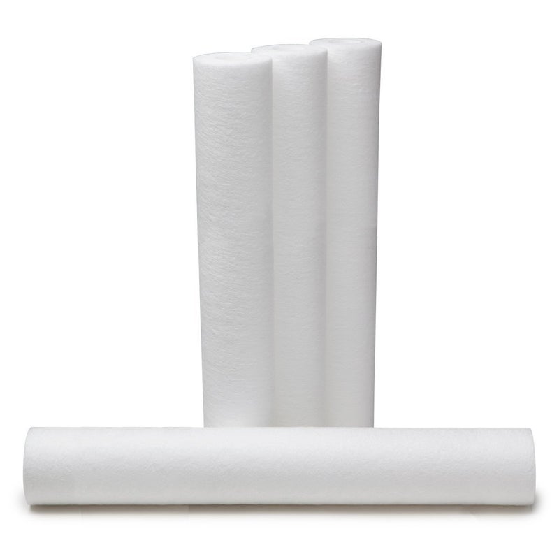 CFS â€“ 4 Pack Spun Sediment Water Filter Cartridges Compatible with EV953420, 13459 Models â€“ Remove Bad Taste and Odor â€“ Whole House Replacement Filter Cartridge â€“ 5 Micron â€“ 20" x 2.5" - Image 1